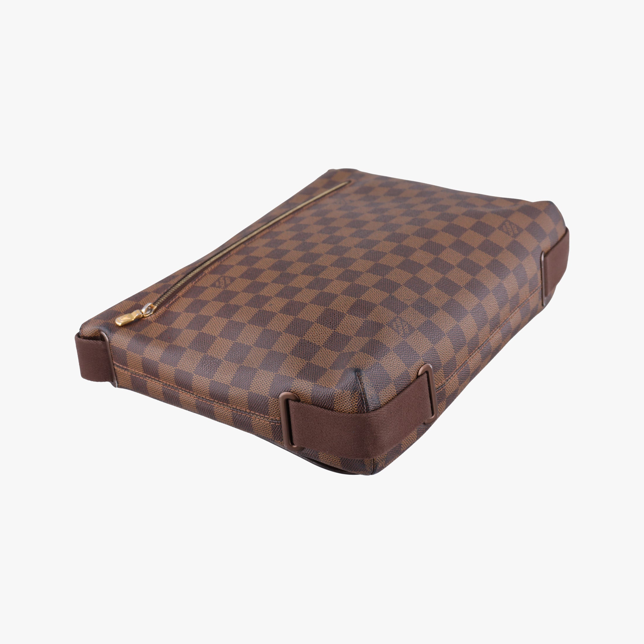 Pre-owned Louis Vuitton BROOKLYN MM EBENE Damier Canvas N51211 shoulderbag | stylenewstar