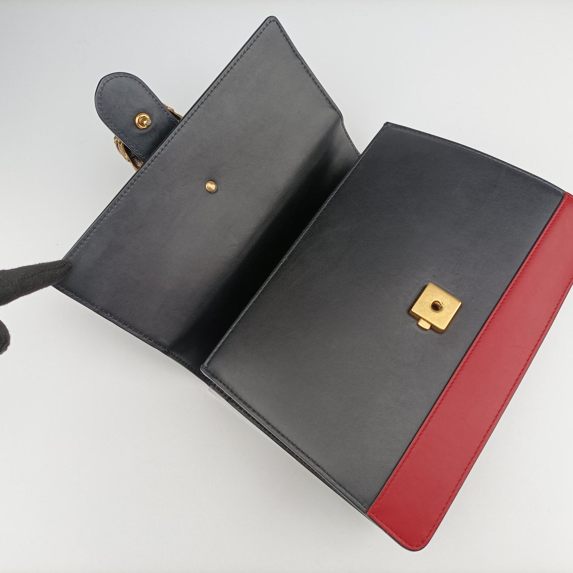Secondhand Gucci Dionysus Black×green×red Leather 448075 shoulderbag | stylenewstar