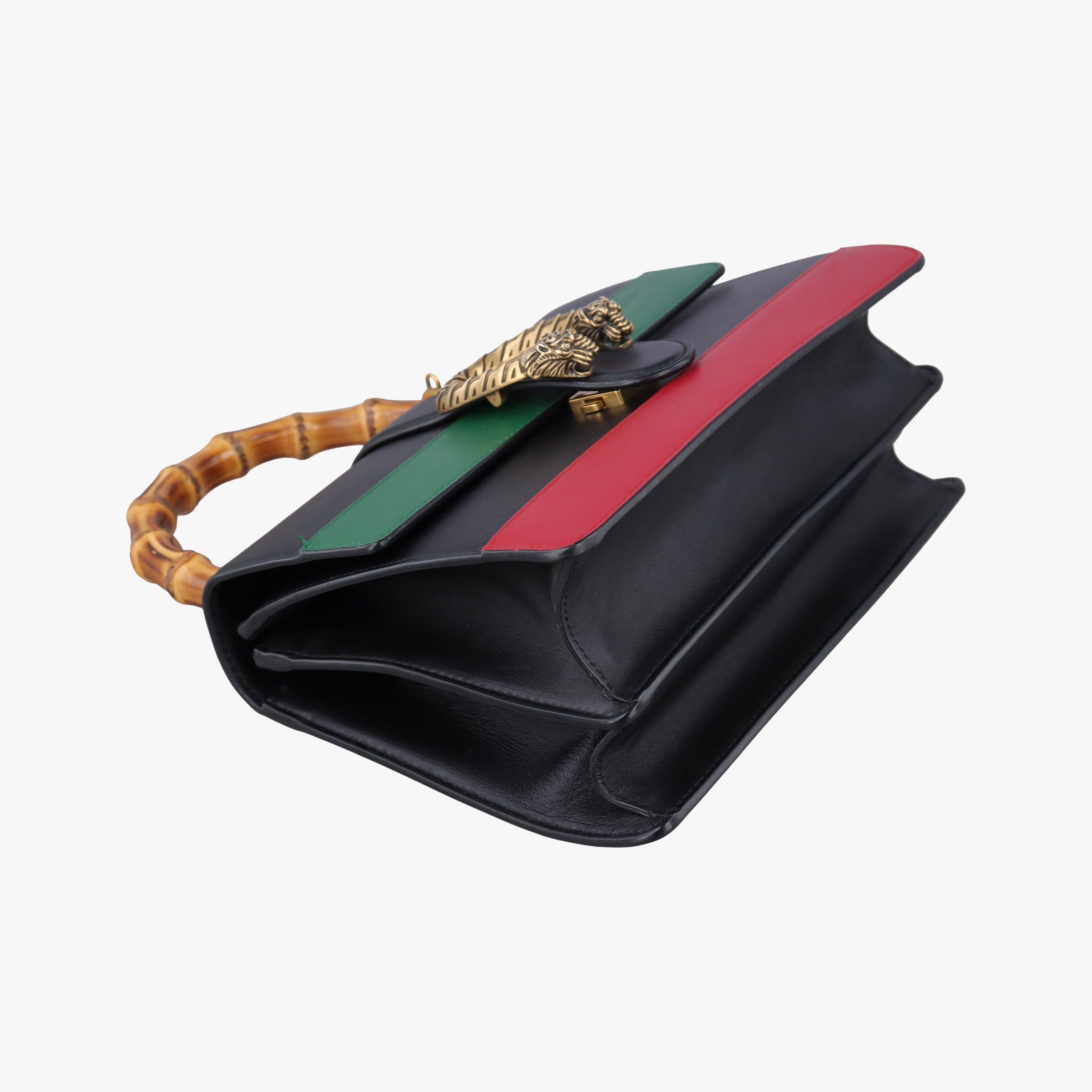 Secondhand Gucci Dionysus Black×green×red Leather 448075 shoulderbag | stylenewstar