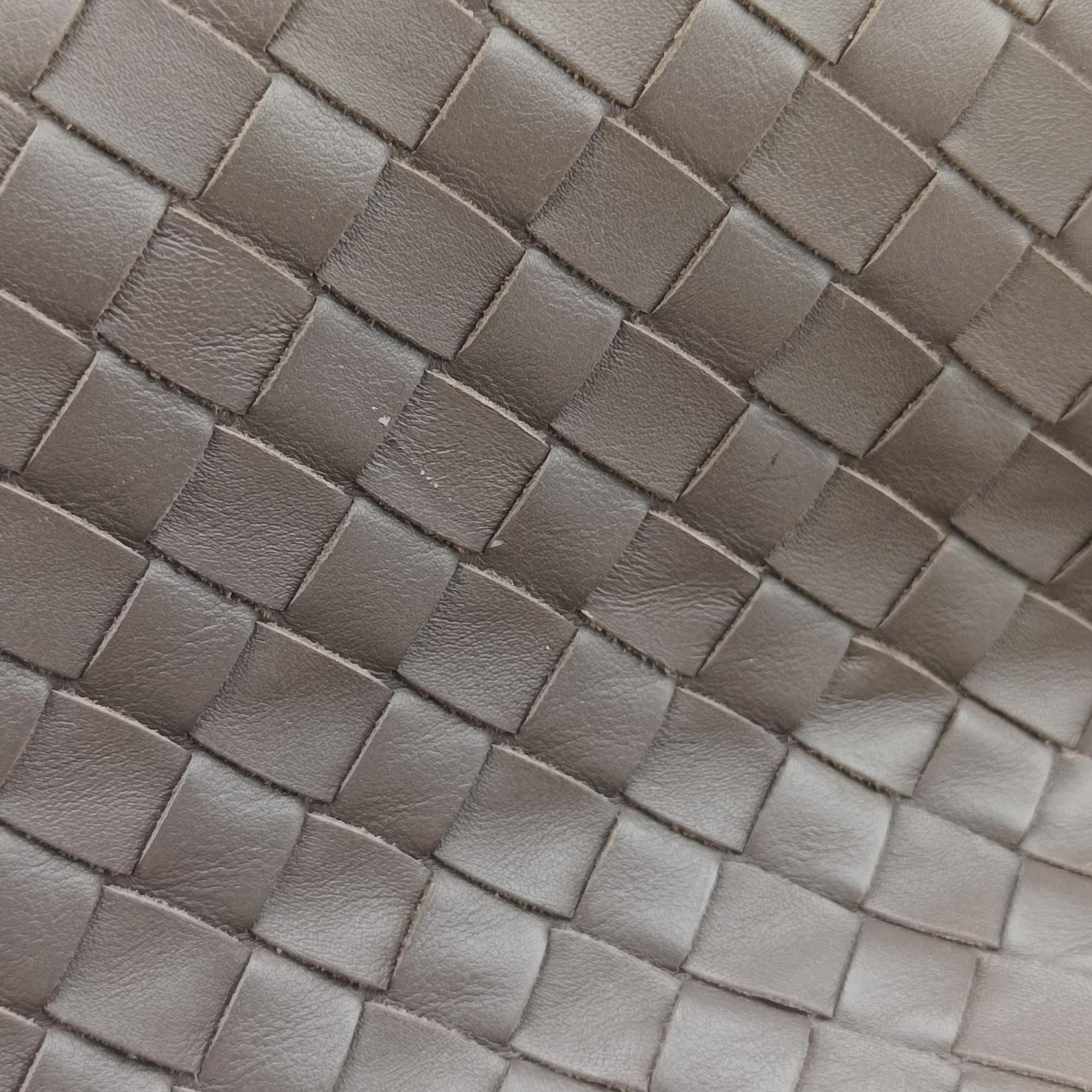 Pre-owned Bottega Veneta Roma Intrecciato Brown lambskin  handbag | stylenewstar