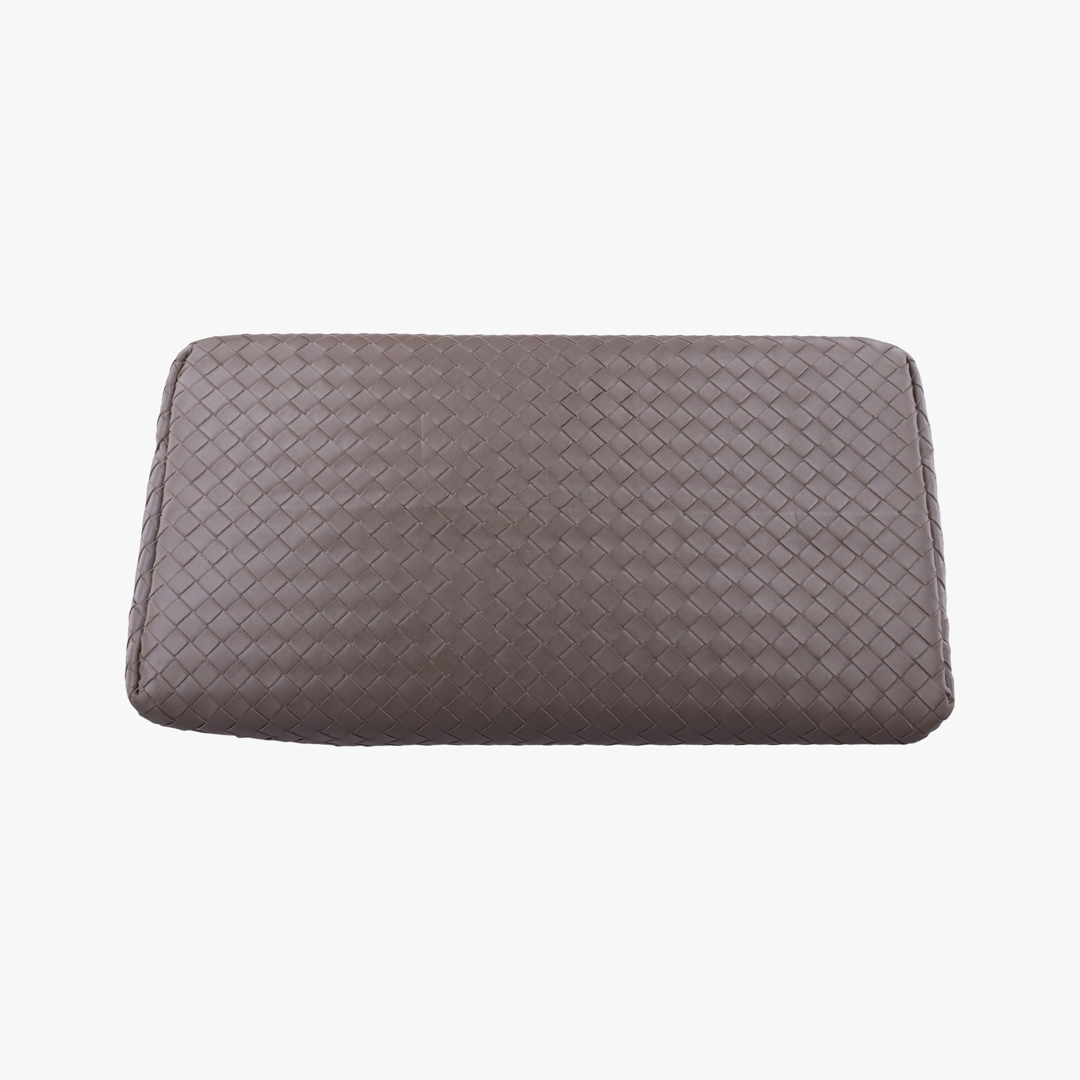 Pre-owned Bottega Veneta Roma Intrecciato Brown lambskin  handbag | stylenewstar