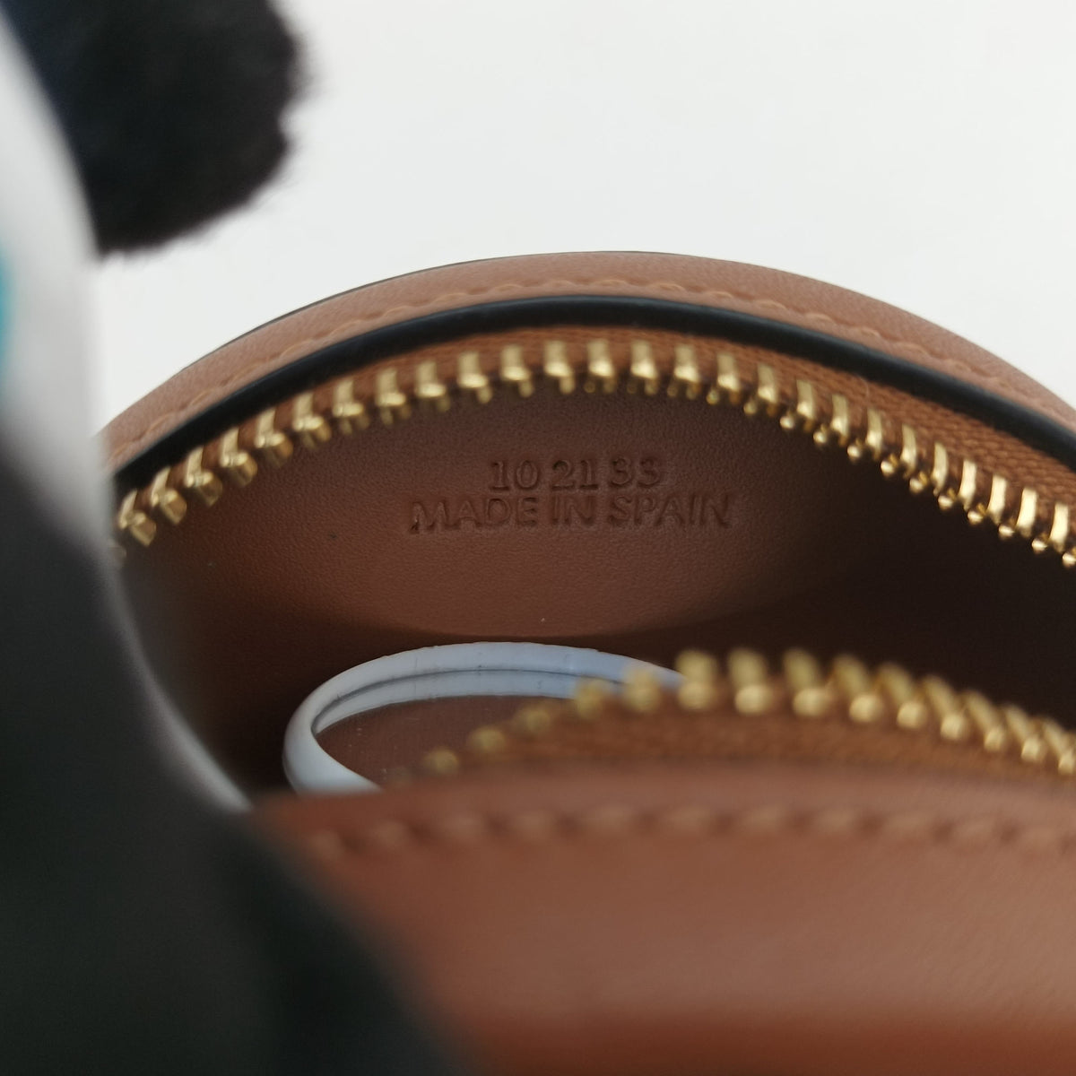 Pre-owned Loewe Cookie pouch Brown Leather  coinpurse | stylenewstar