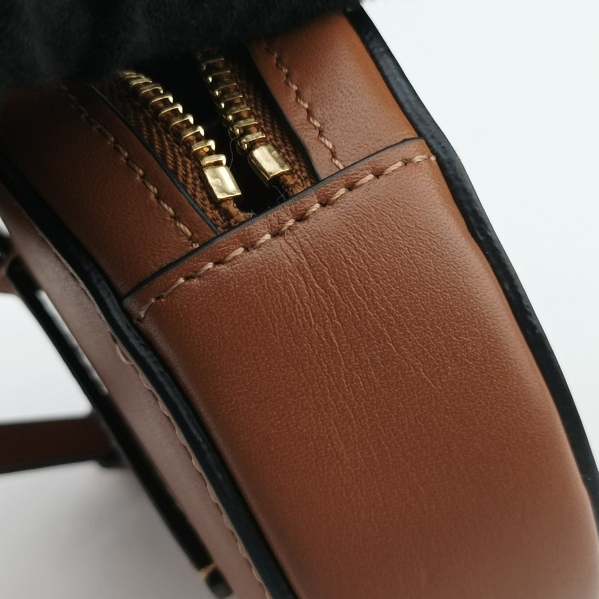 Pre-owned Loewe Cookie pouch Brown Leather  coinpurse | stylenewstar