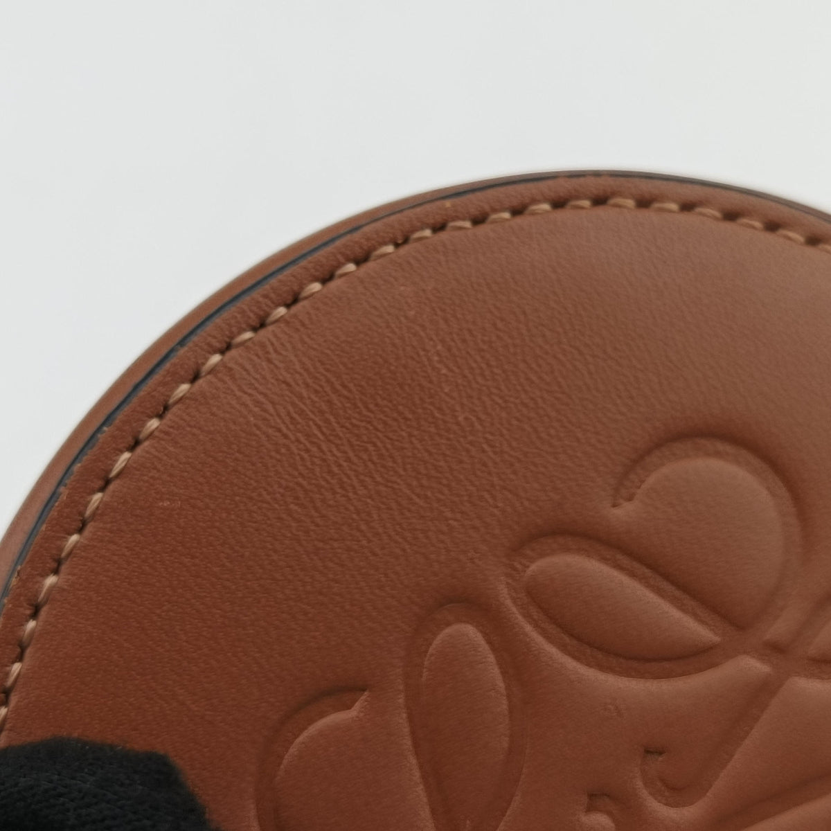 Pre-owned Loewe Cookie pouch Brown Leather  coinpurse | stylenewstar