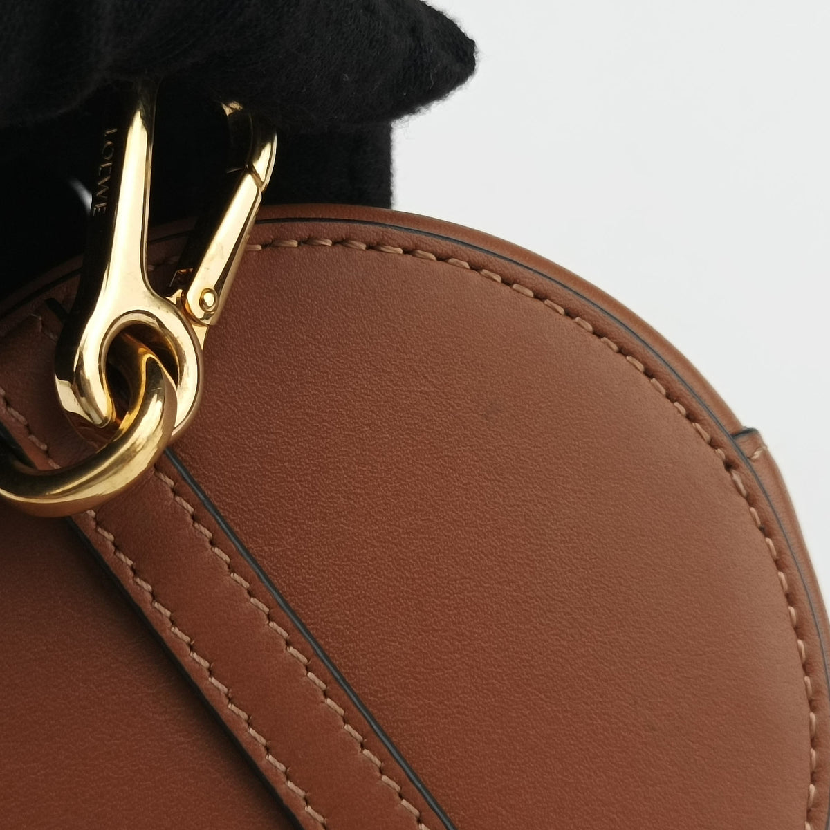 Pre-owned Loewe Cookie pouch Brown Leather  coinpurse | stylenewstar