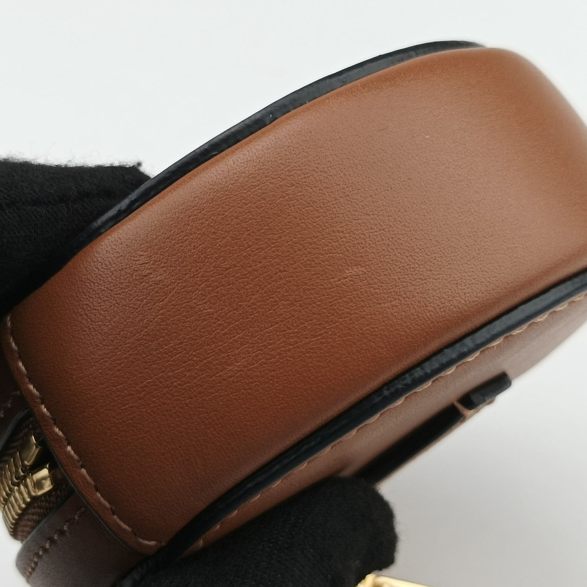 Pre-owned Loewe Cookie pouch Brown Leather  coinpurse | stylenewstar