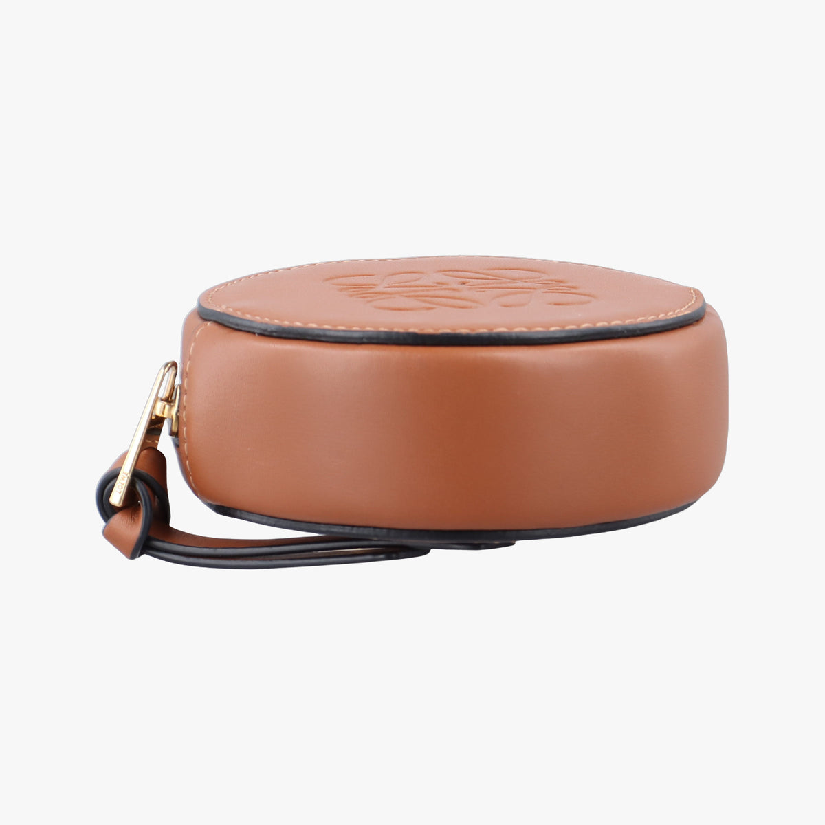 Pre-owned Loewe Cookie pouch Brown Leather  coinpurse | stylenewstar