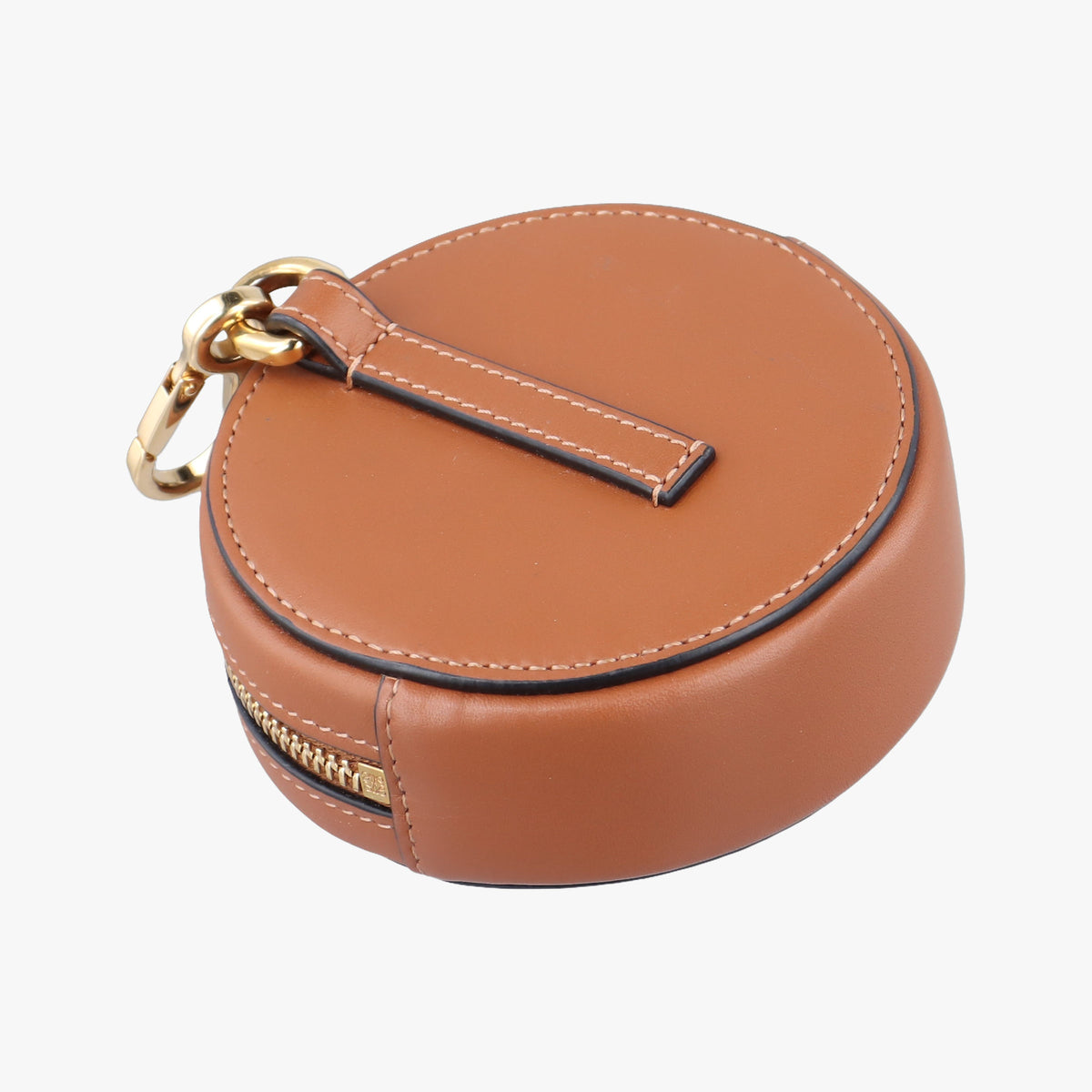 Pre-owned Loewe Cookie pouch Brown Leather  coinpurse | stylenewstar