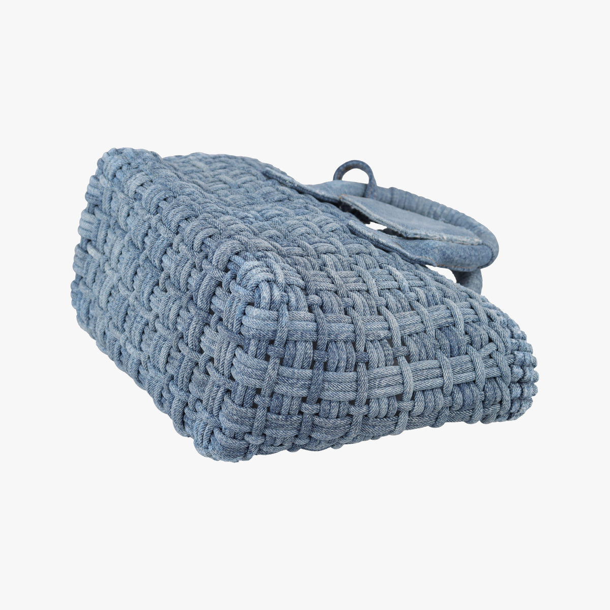 Pre-owned Balenciaga Bistro basket Navy denim  shoulderbag | stylenewstar