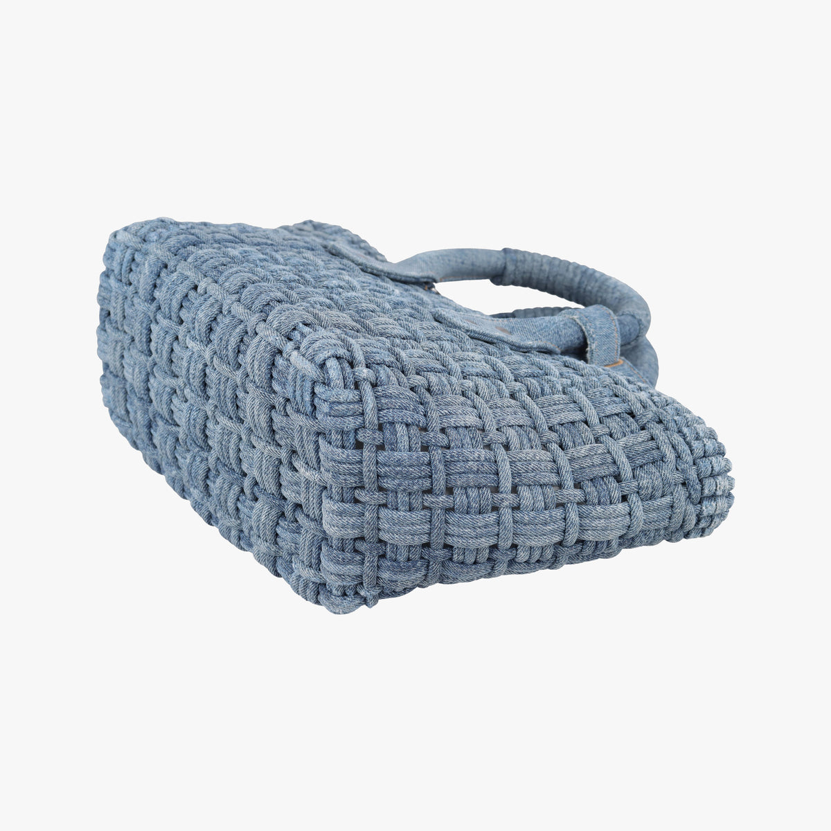 Pre-owned Balenciaga Bistro basket Navy denim  shoulderbag | stylenewstar