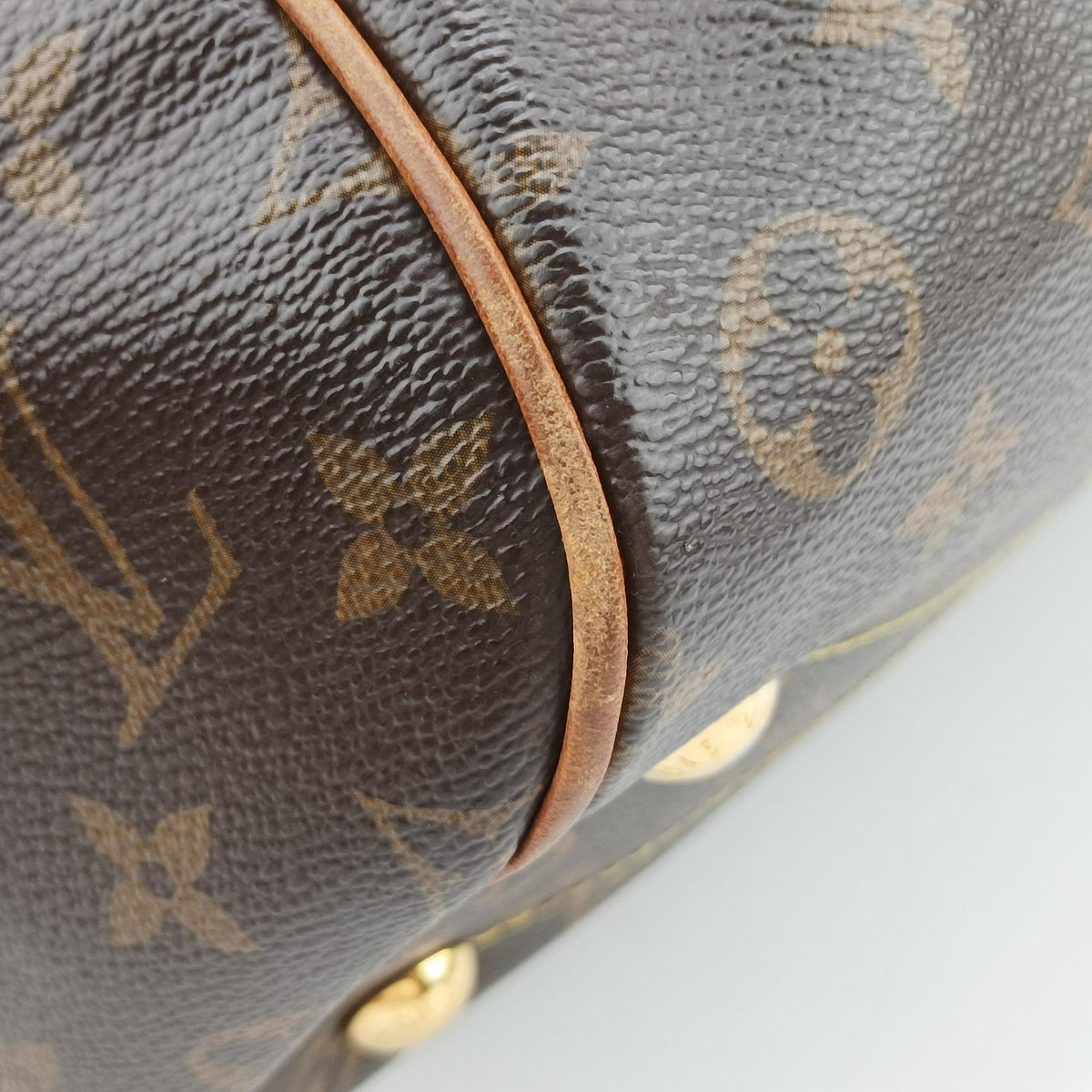 Secondhand Louis Vuitton TIVOLI PM brown Monogram Canvas M40143 handbag | stylenewstar