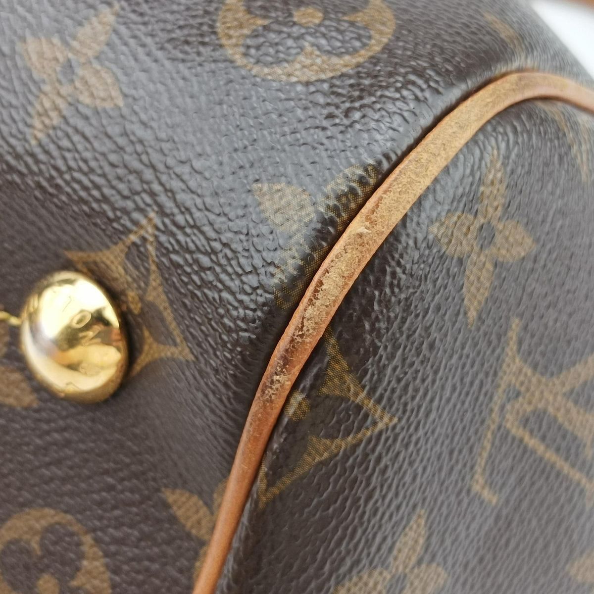 Secondhand Louis Vuitton TIVOLI PM brown Monogram Canvas M40143 handbag | stylenewstar