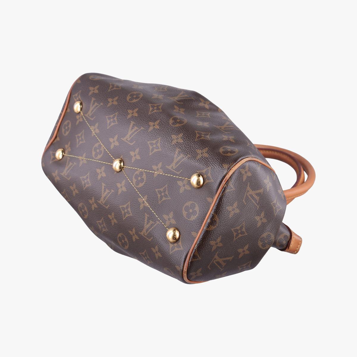 Secondhand Louis Vuitton TIVOLI PM brown Monogram Canvas M40143 handbag | stylenewstar