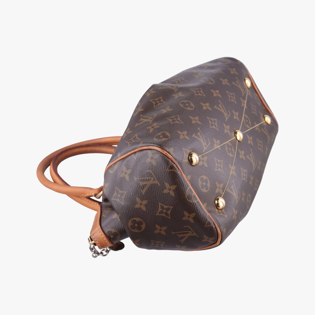 Secondhand Louis Vuitton TIVOLI PM brown Monogram Canvas M40143 handbag | stylenewstar