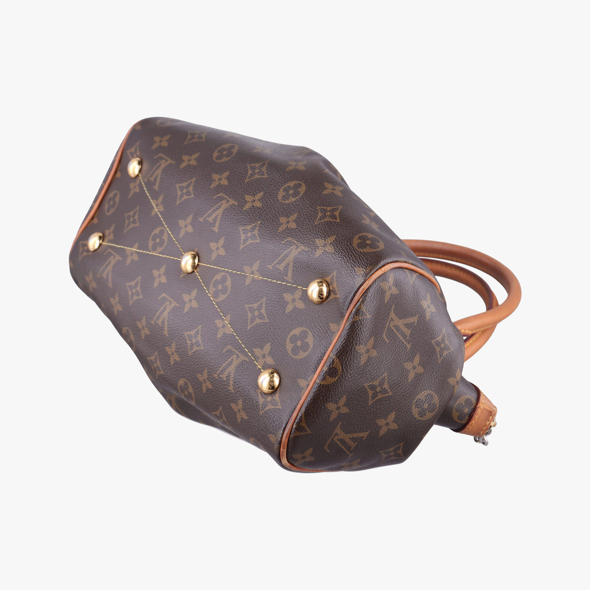 Secondhand Louis Vuitton TIVOLI PM brown Monogram Canvas M40143 handbag | stylenewstar