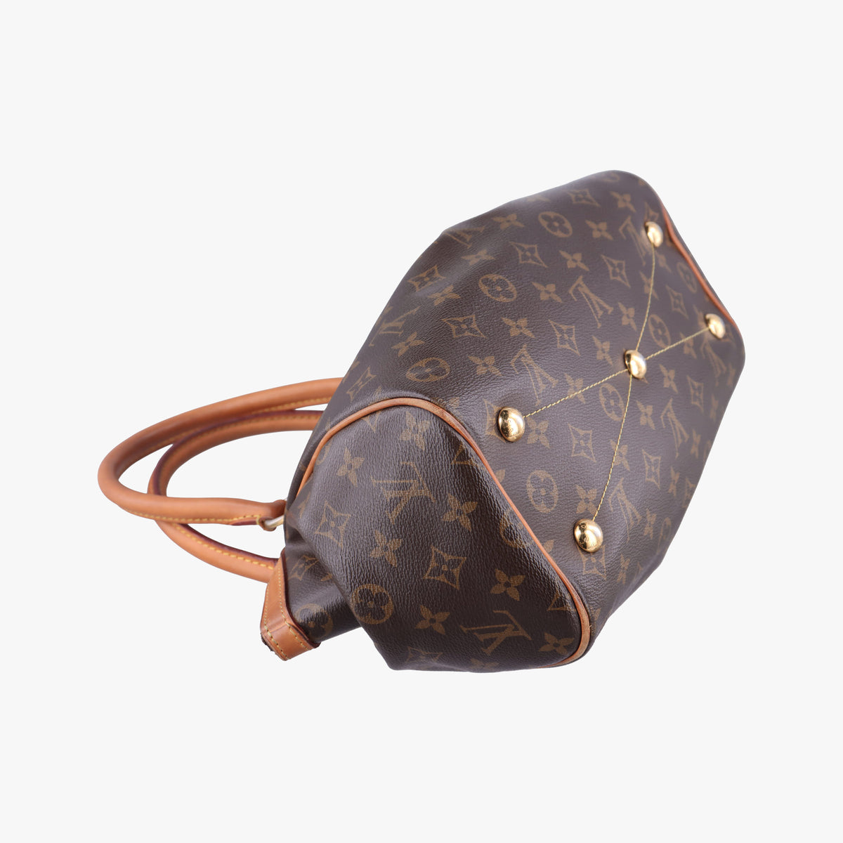 Secondhand Louis Vuitton TIVOLI PM brown Monogram Canvas M40143 handbag | stylenewstar
