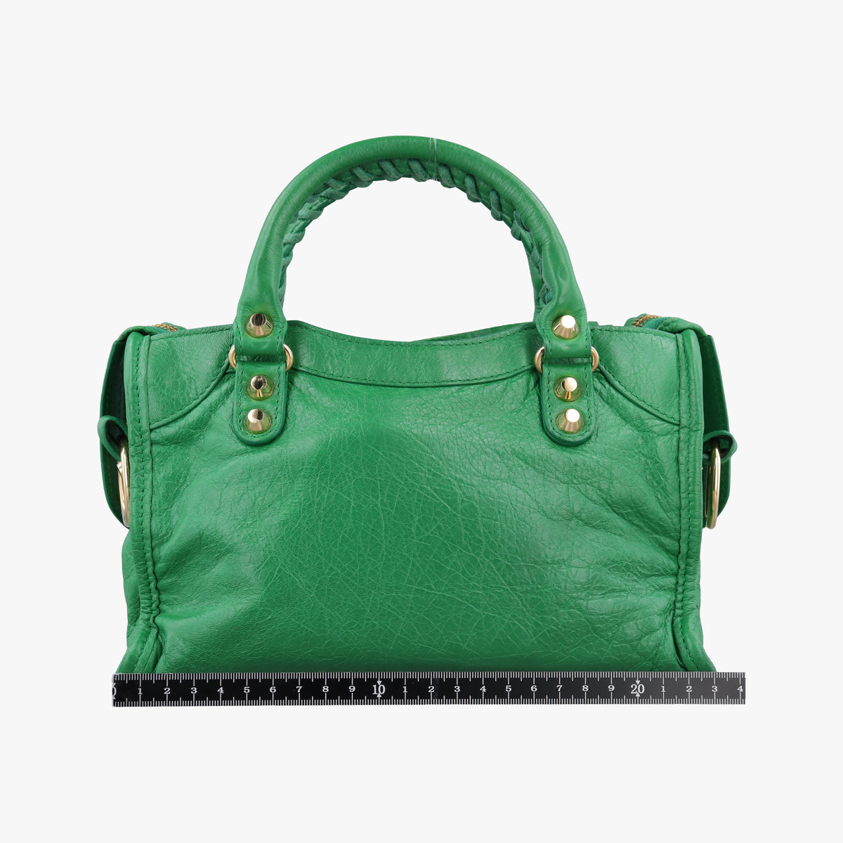 Secondhand Balenciaga Classic City Mini Green lambskin  shoulderbag | stylenewstar