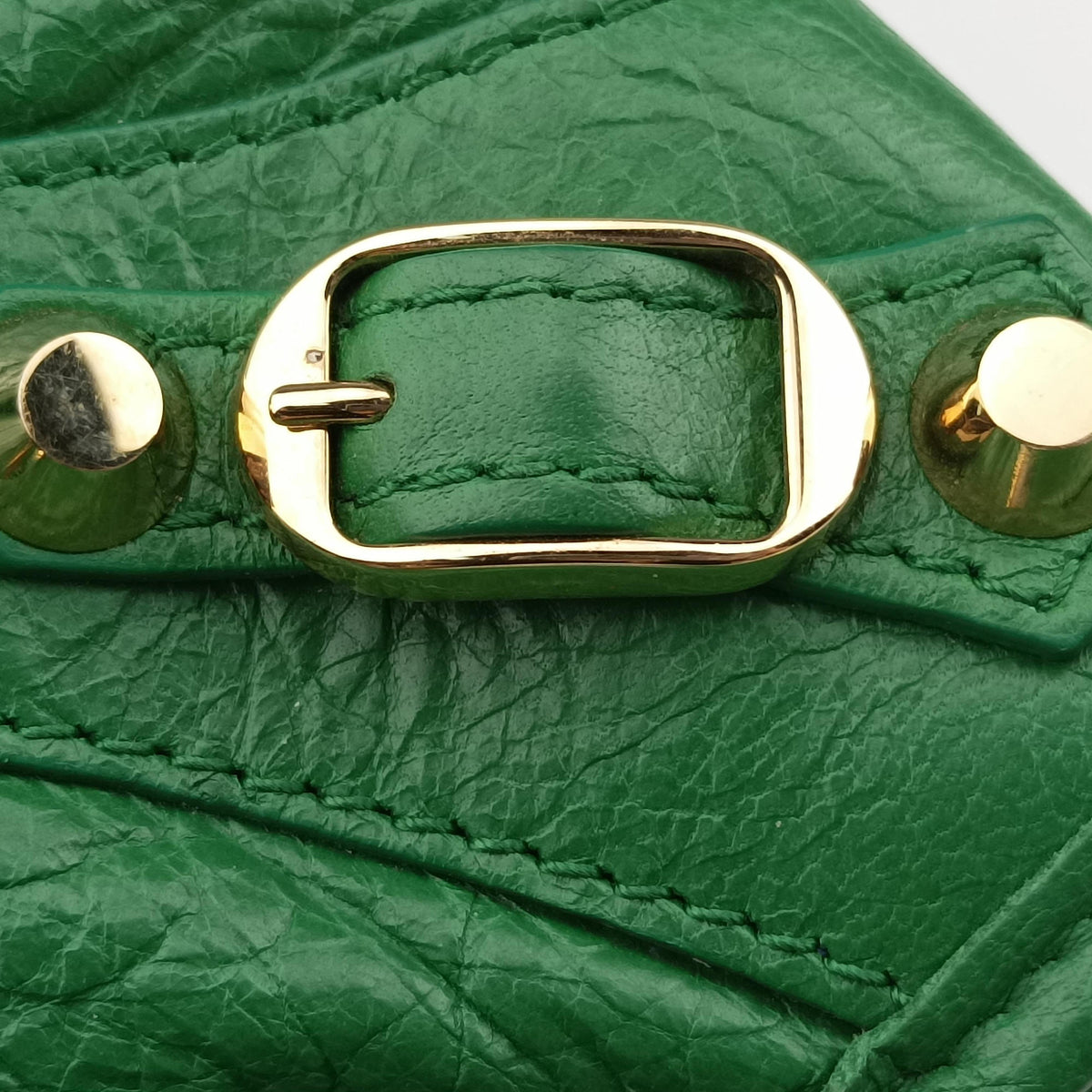 Secondhand Balenciaga Classic City Mini Green lambskin  shoulderbag | stylenewstar