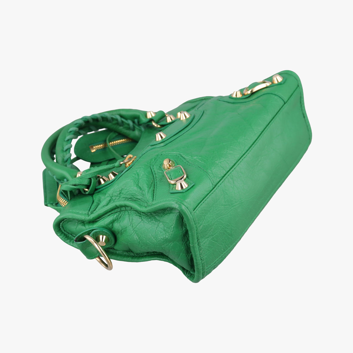 Secondhand Balenciaga Classic City Mini Green lambskin  shoulderbag | stylenewstar