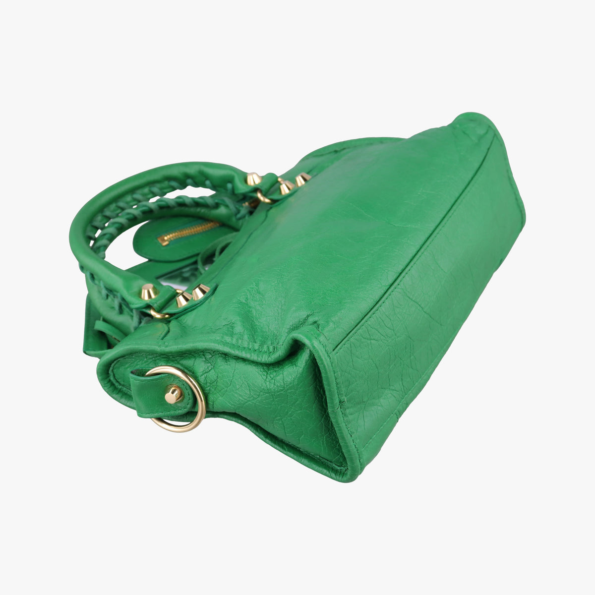 Secondhand Balenciaga Classic City Mini Green lambskin  shoulderbag | stylenewstar