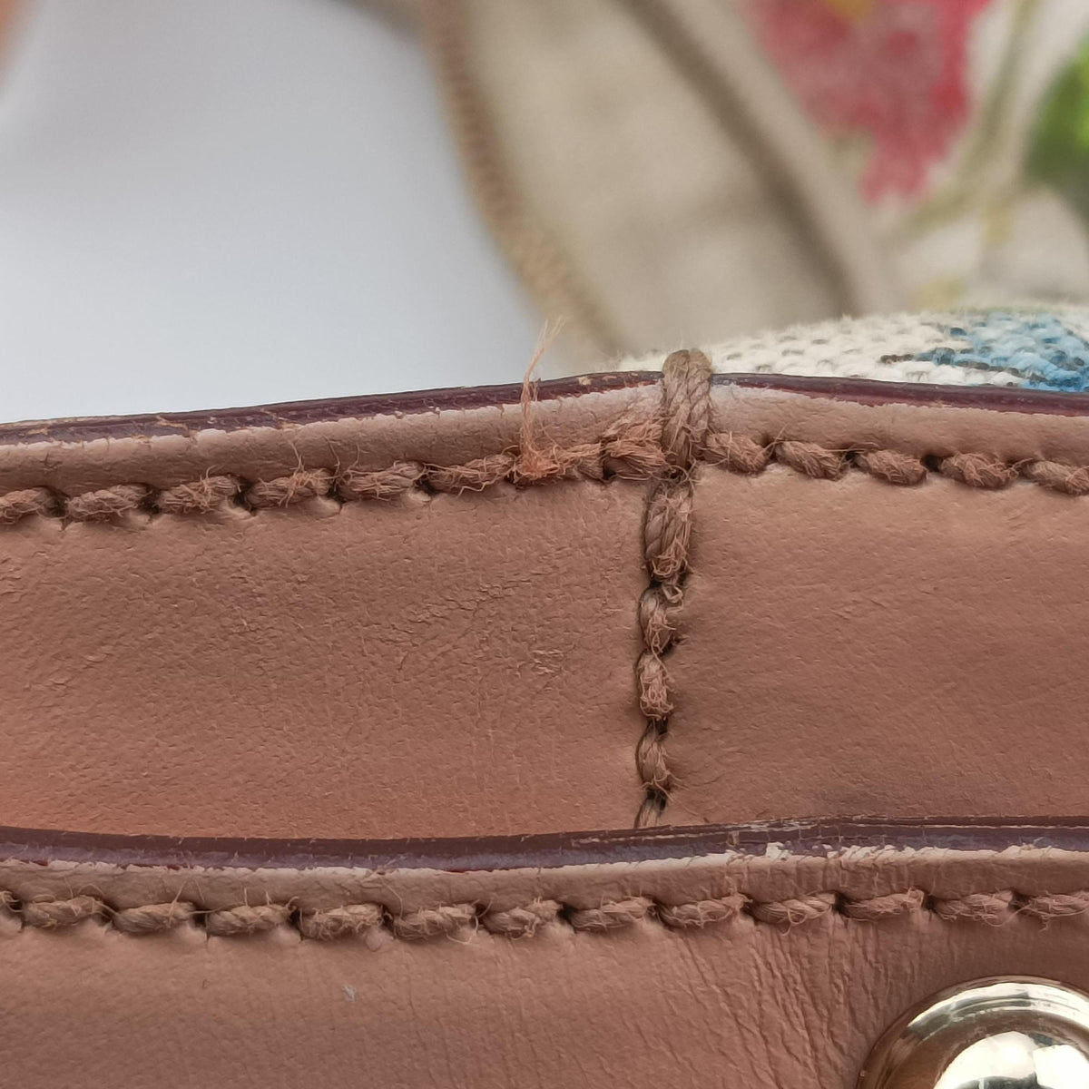 Pre-owned Gucci horsebit hobo flora White×Multicolor canvas×leather 115867 shoulderbag | stylenewstar