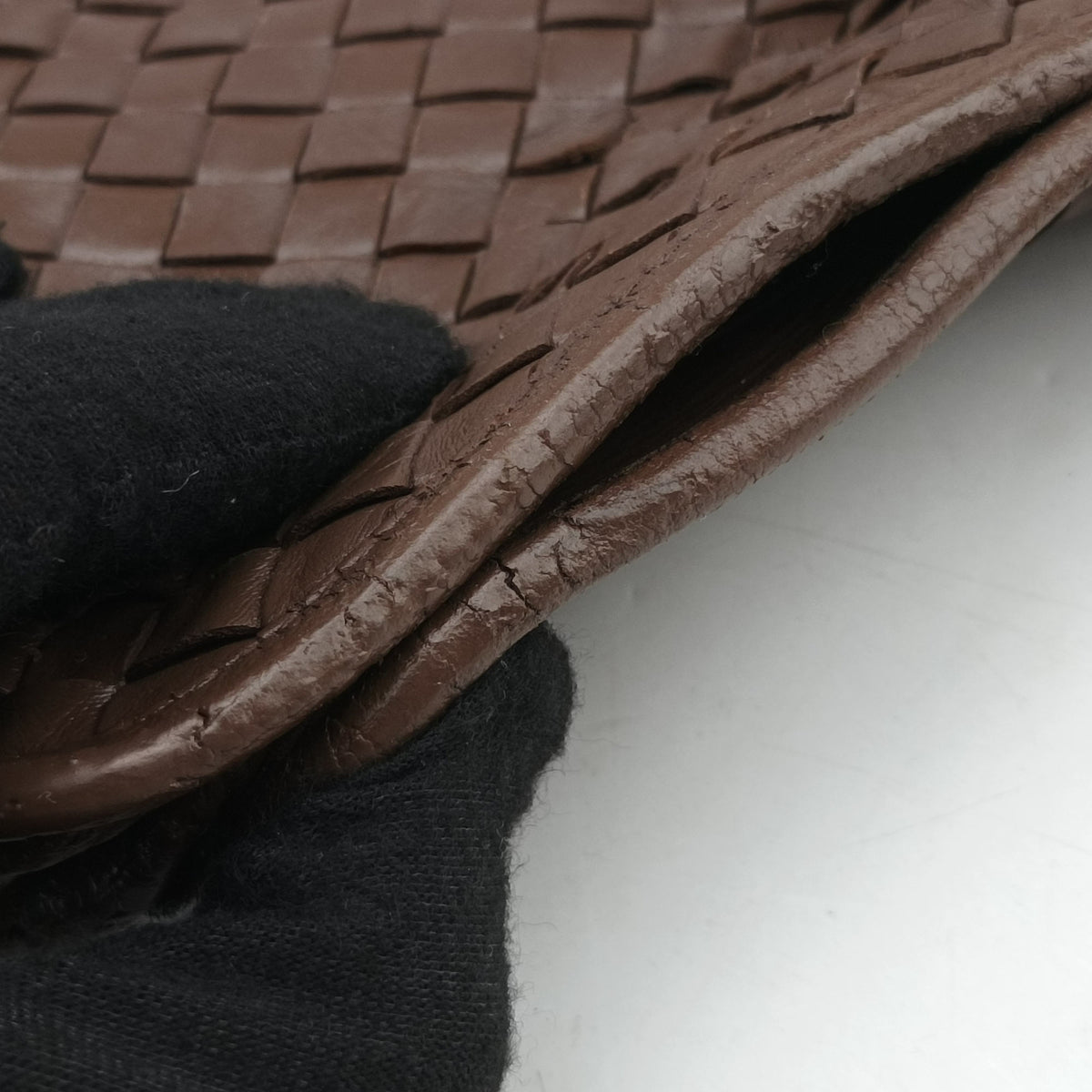 Vintage Bottega Veneta Intrecciato Brown lambskin  shoulderbag | stylenewstar