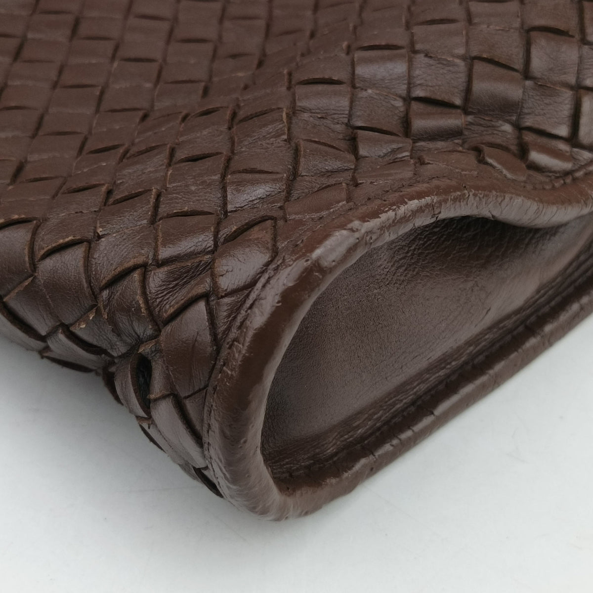 Vintage Bottega Veneta Intrecciato Brown lambskin  shoulderbag | stylenewstar