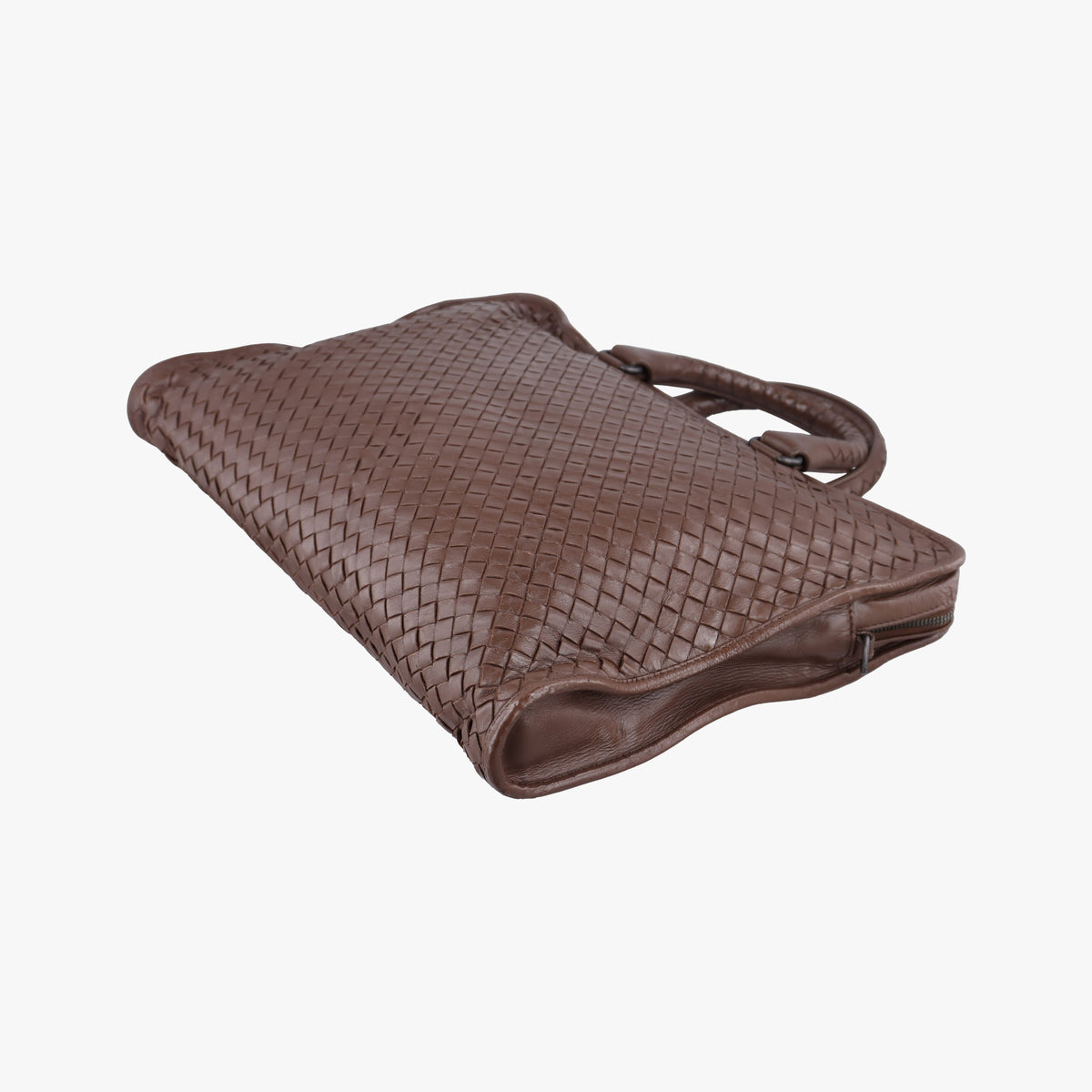Vintage Bottega Veneta Intrecciato Brown lambskin  shoulderbag | stylenewstar