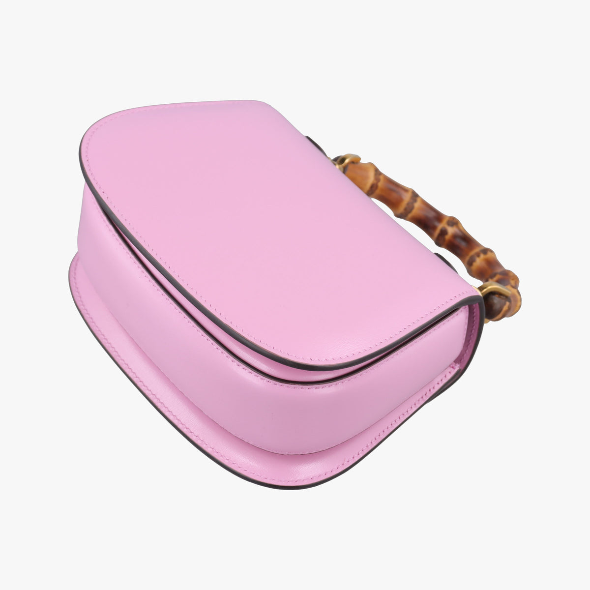 Pre-owned Gucci Bamboo Pink Leather 686864 shoulderbag | stylenewstar