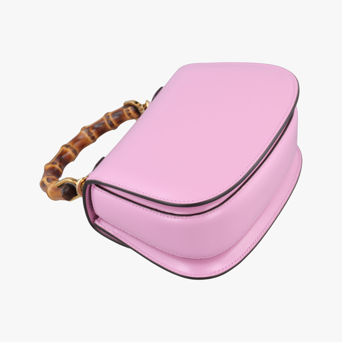 Pre-owned Gucci Bamboo Pink Leather 686864 shoulderbag | stylenewstar
