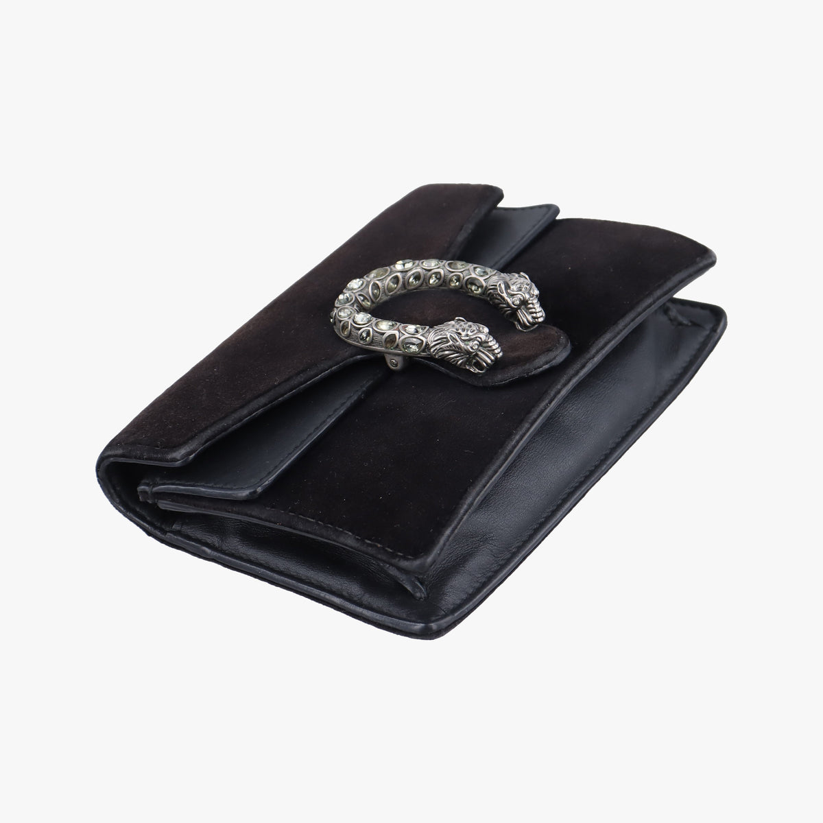 Pre-owned Gucci Dionysus Black velour 476432 shoulderbag | stylenewstar