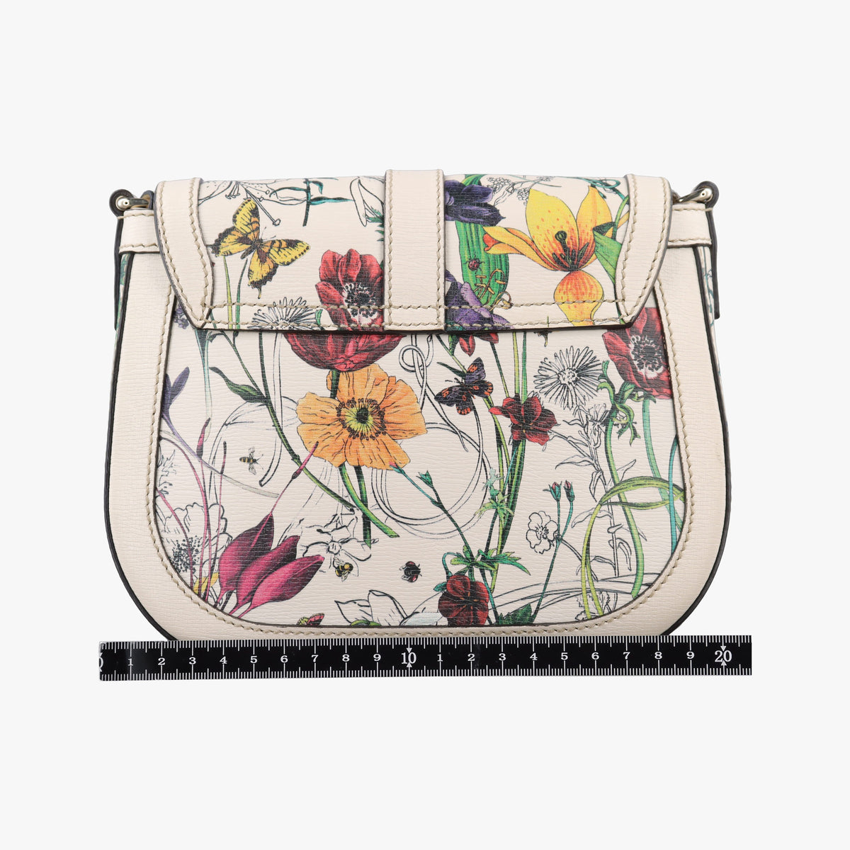 Secondhand Gucci Nice GG Supreme White x Multicolour Leather 336749 shoulderbag | stylenewstar