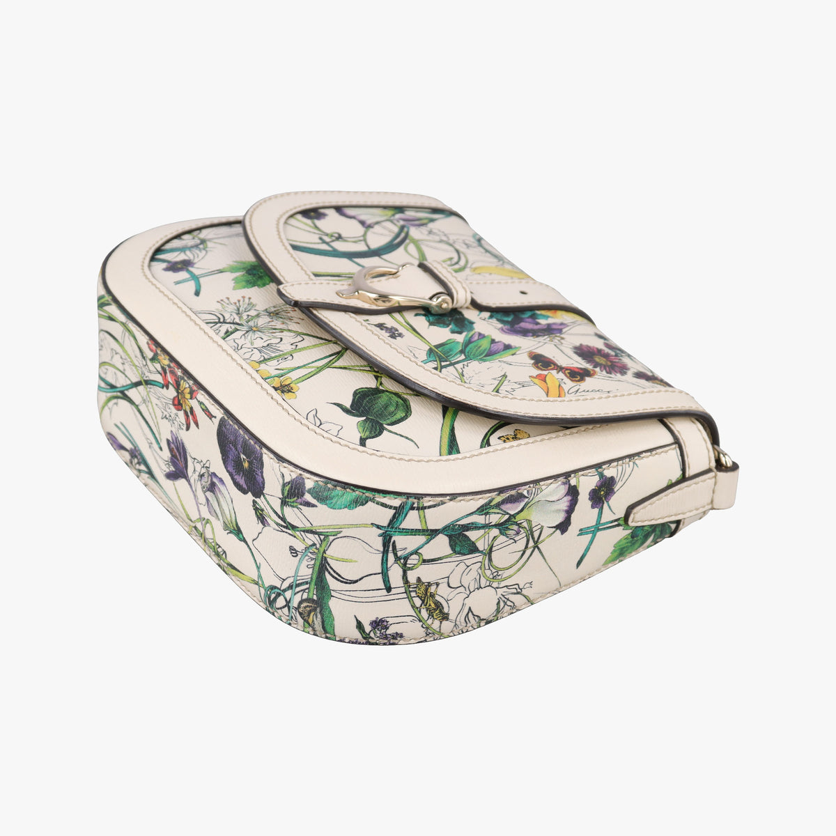 Secondhand Gucci Nice GG Supreme White x Multicolour Leather 336749 shoulderbag | stylenewstar