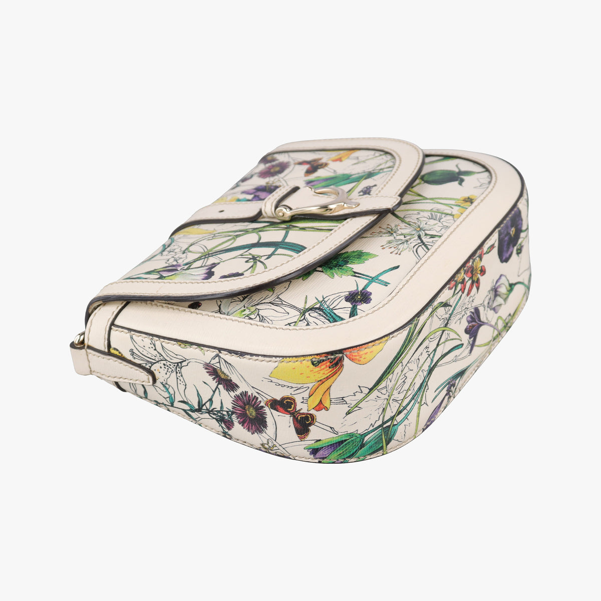 Secondhand Gucci Nice GG Supreme White x Multicolour Leather 336749 shoulderbag | stylenewstar