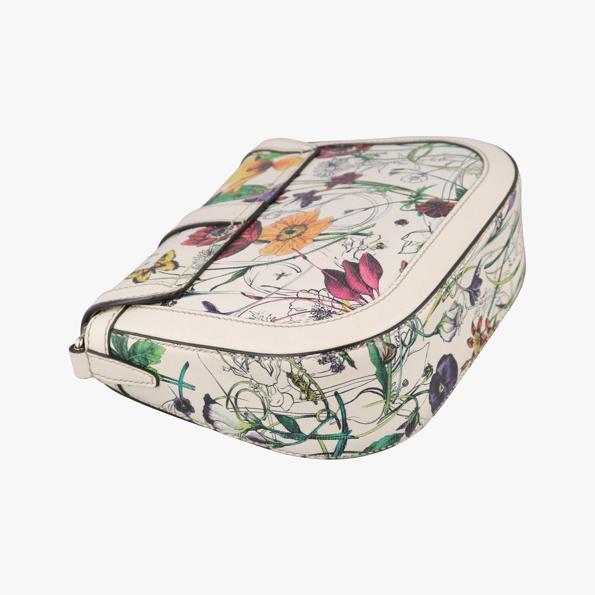 Secondhand Gucci Nice GG Supreme White x Multicolour Leather 336749 shoulderbag | stylenewstar