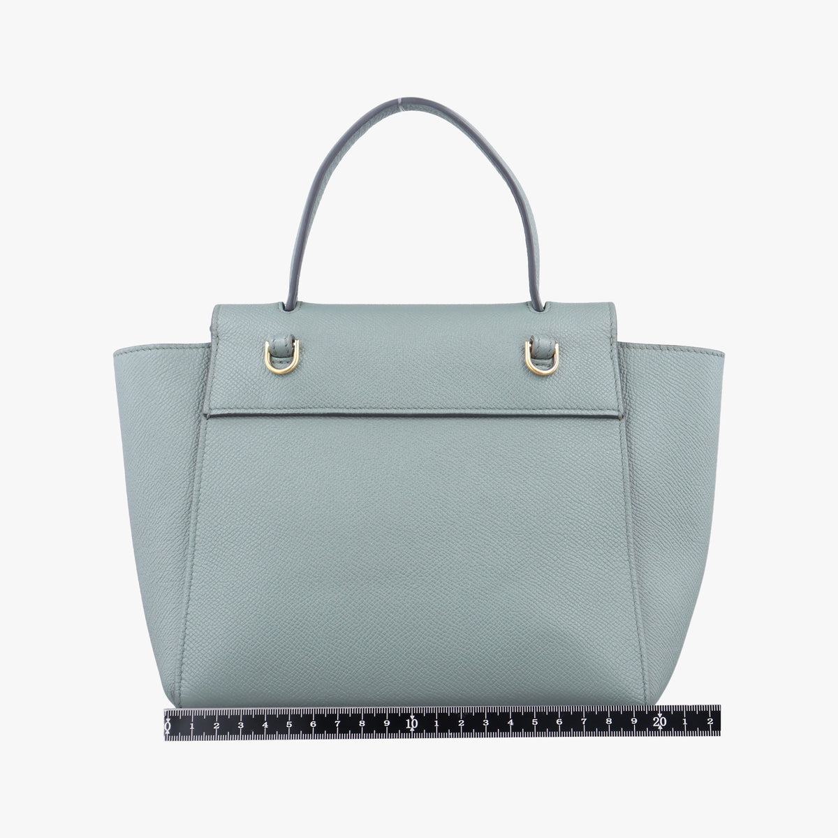 Pre-owned Celine Belt Nano Blue Leather  shoulderbag | stylenewstar