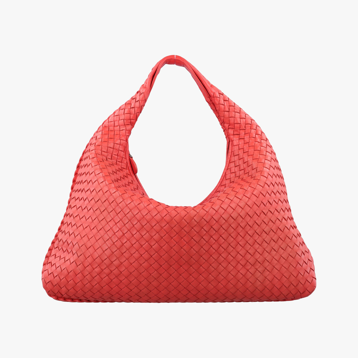 Pre-owned Bottega Veneta Intrecciato Red lambskin  handbag | stylenewstar