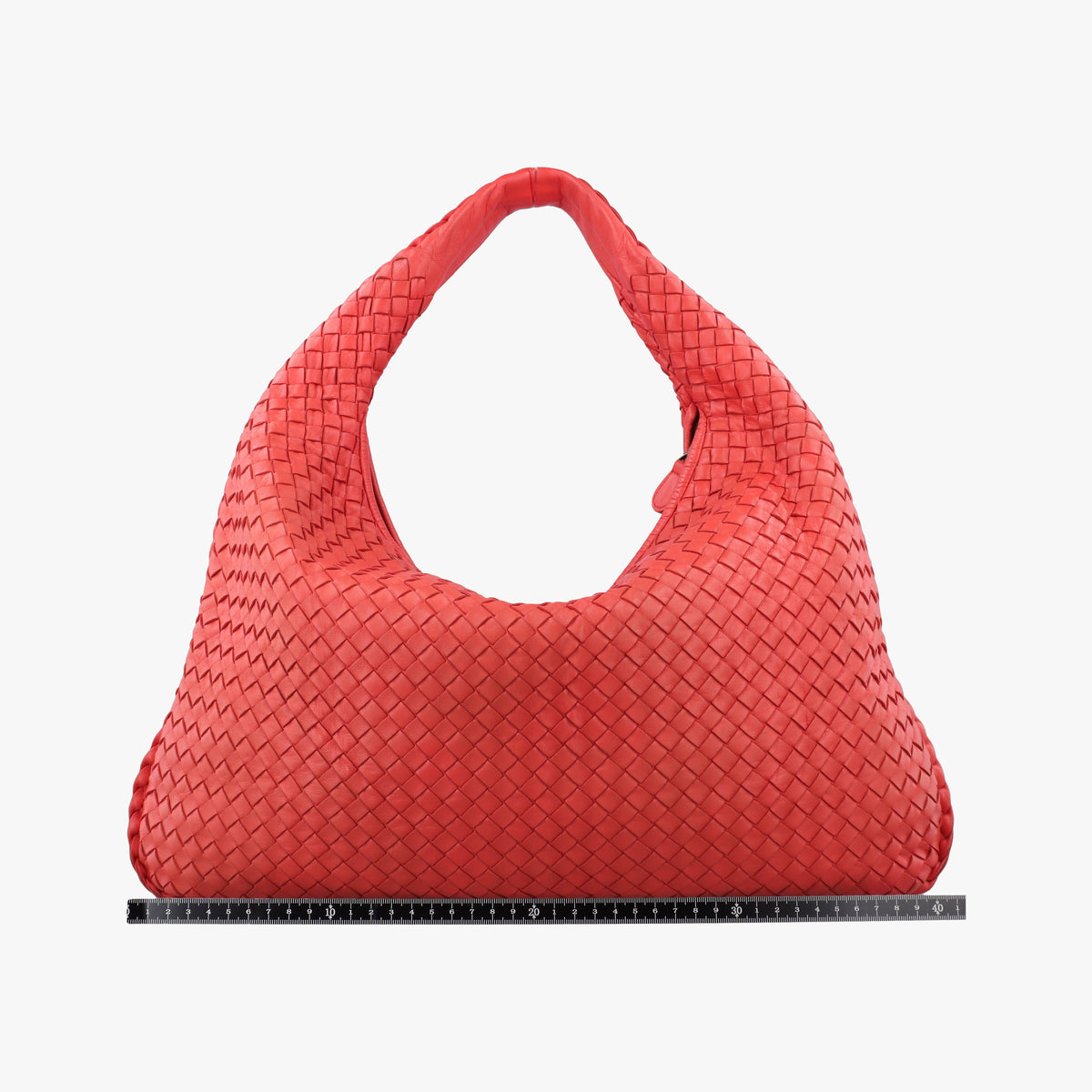 Pre-owned Bottega Veneta Intrecciato Red lambskin  handbag | stylenewstar