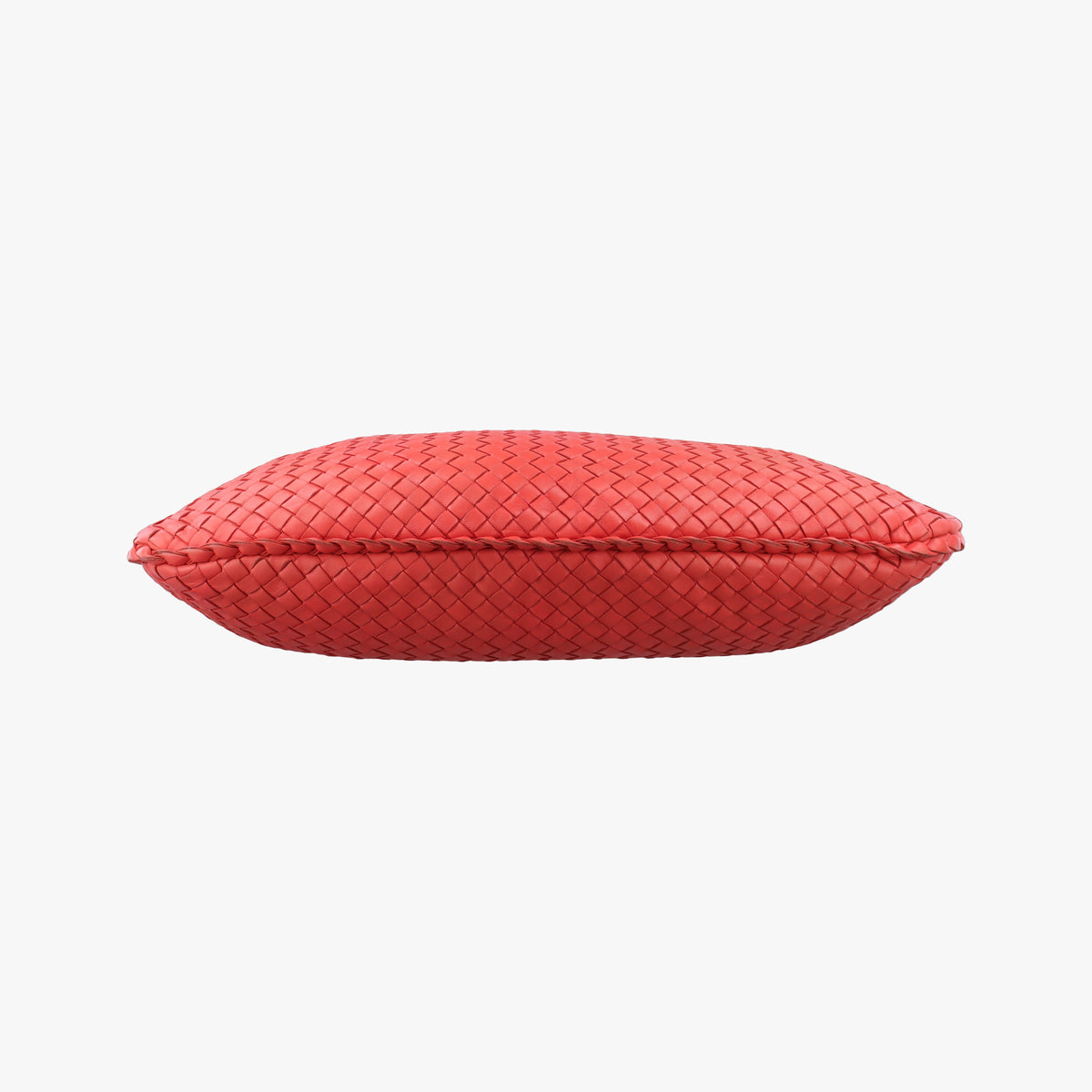 Pre-owned Bottega Veneta Intrecciato Red lambskin  handbag | stylenewstar