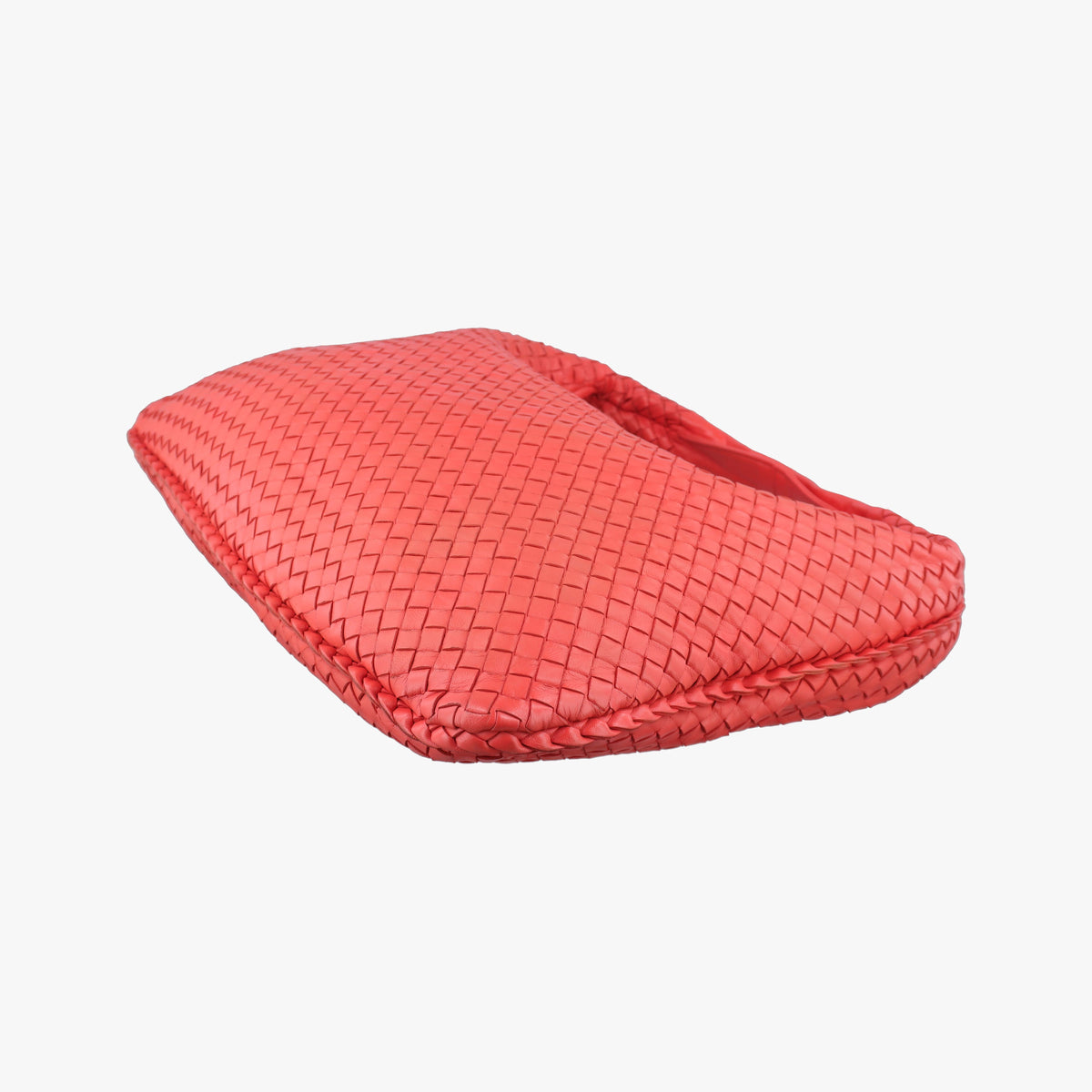 Pre-owned Bottega Veneta Intrecciato Red lambskin  handbag | stylenewstar