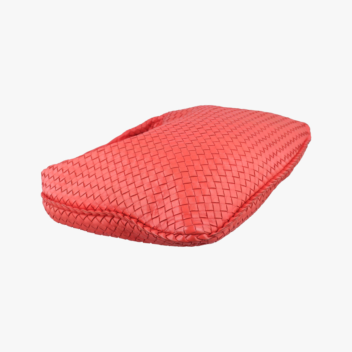 Pre-owned Bottega Veneta Intrecciato Red lambskin  handbag | stylenewstar