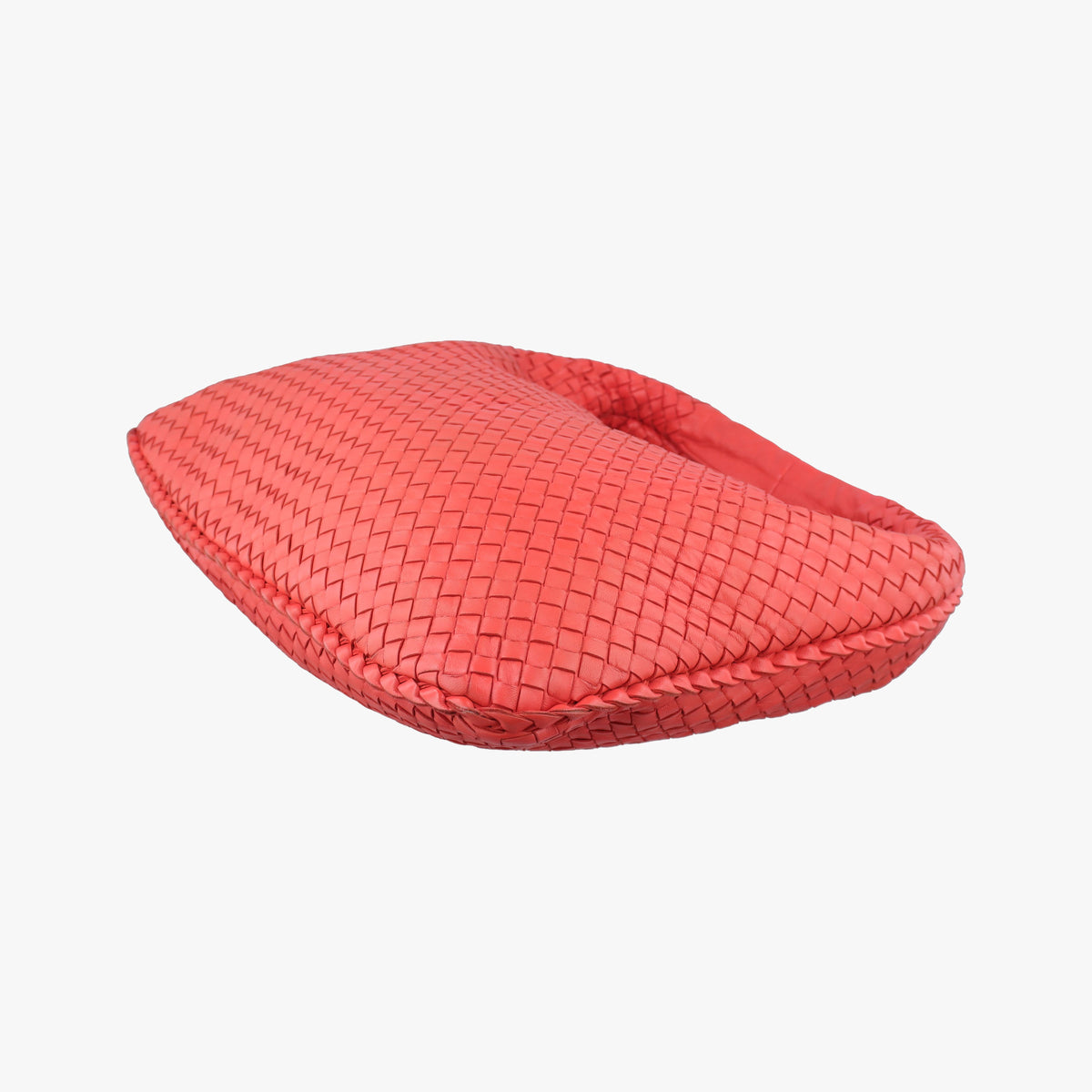 Pre-owned Bottega Veneta Intrecciato Red lambskin  handbag | stylenewstar