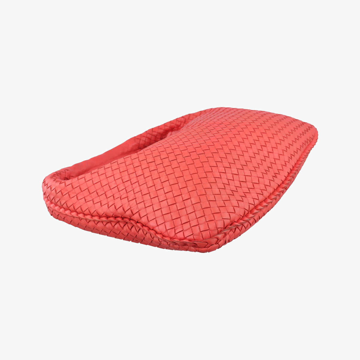 Pre-owned Bottega Veneta Intrecciato Red lambskin  handbag | stylenewstar