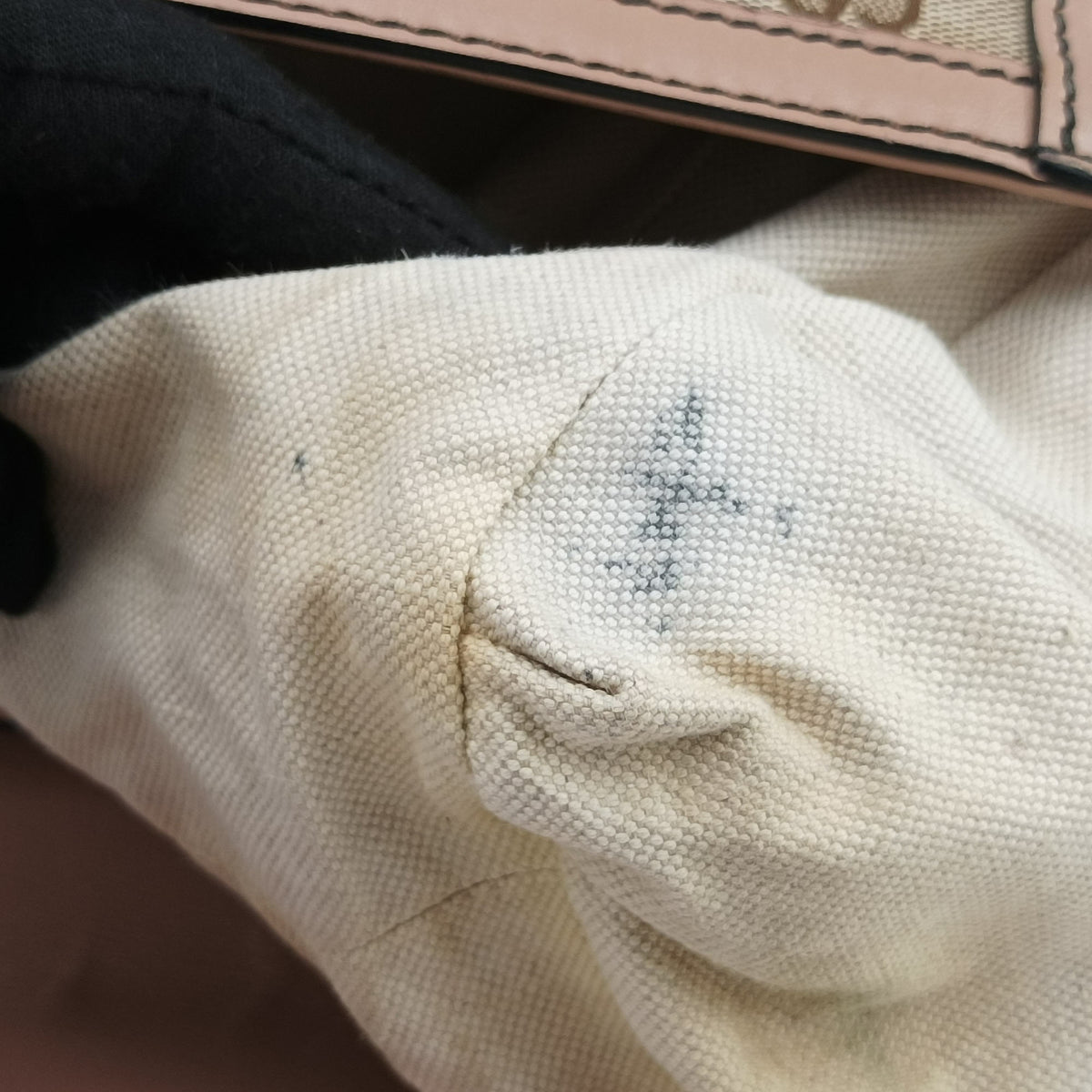 Secondhand Gucci Emily Brown×Pink canvas×leather 295403 shoulderbag | stylenewstar