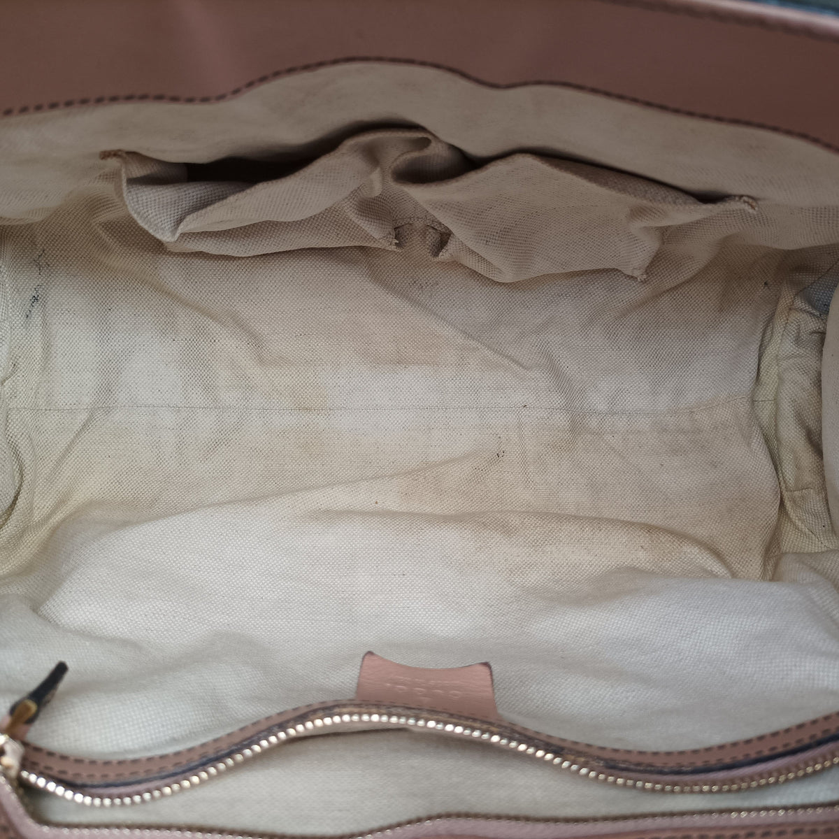 Secondhand Gucci Emily Brown×Pink canvas×leather 295403 shoulderbag | stylenewstar