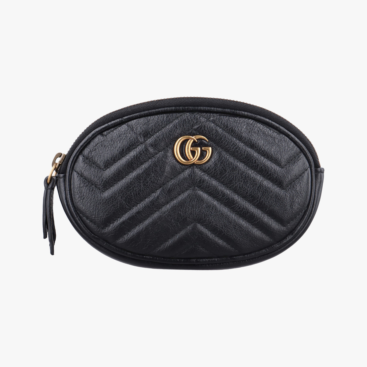 Vintage Gucci GG Marmont Black Leather 524597 clutchbag | stylenewstar