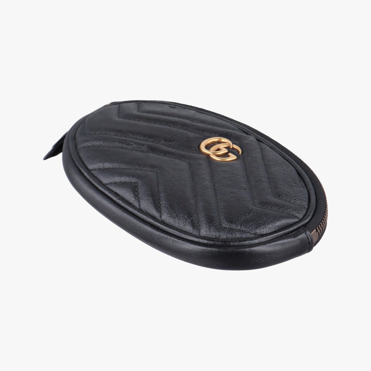 Vintage Gucci GG Marmont Black Leather 524597 clutchbag | stylenewstar
