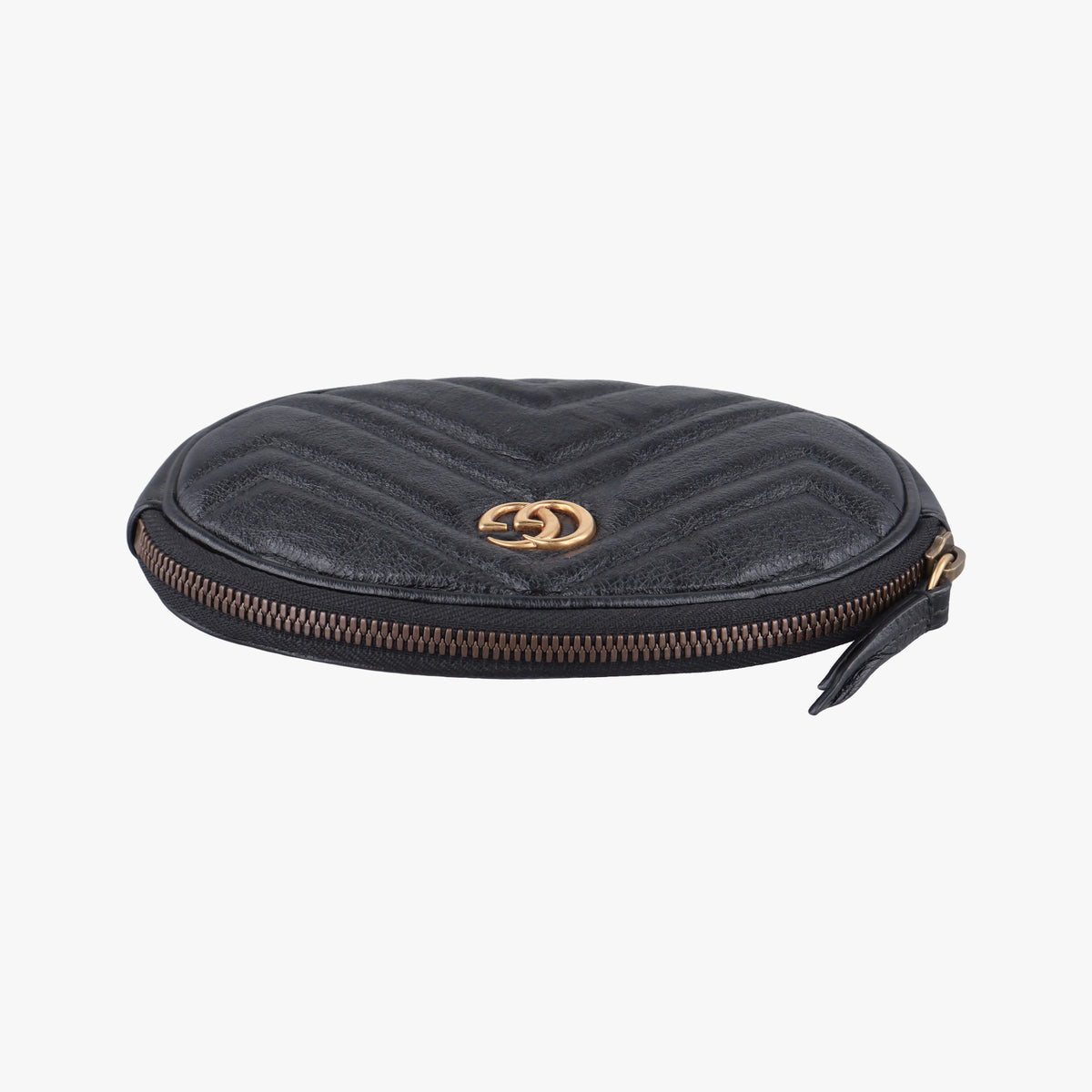 Vintage Gucci GG Marmont Black Leather 524597 clutchbag | stylenewstar