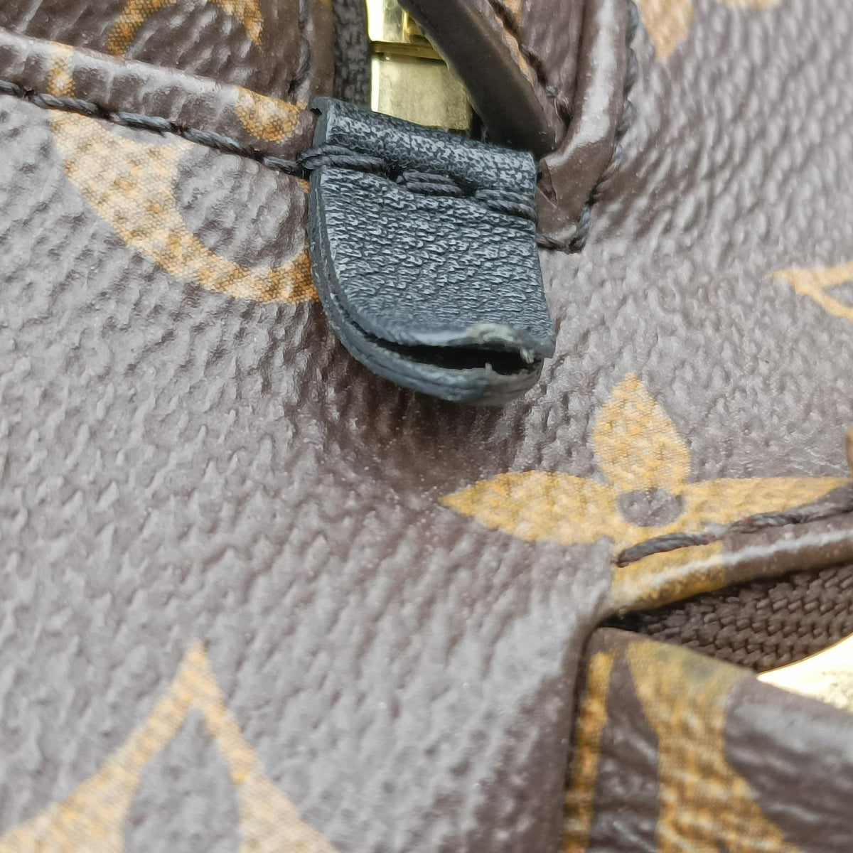 Pre-owned Louis Vuitton Palm Springs Backpack PM Monogram x Noir Monogram Canvas M41560 backpack/rucksack | stylenewstar