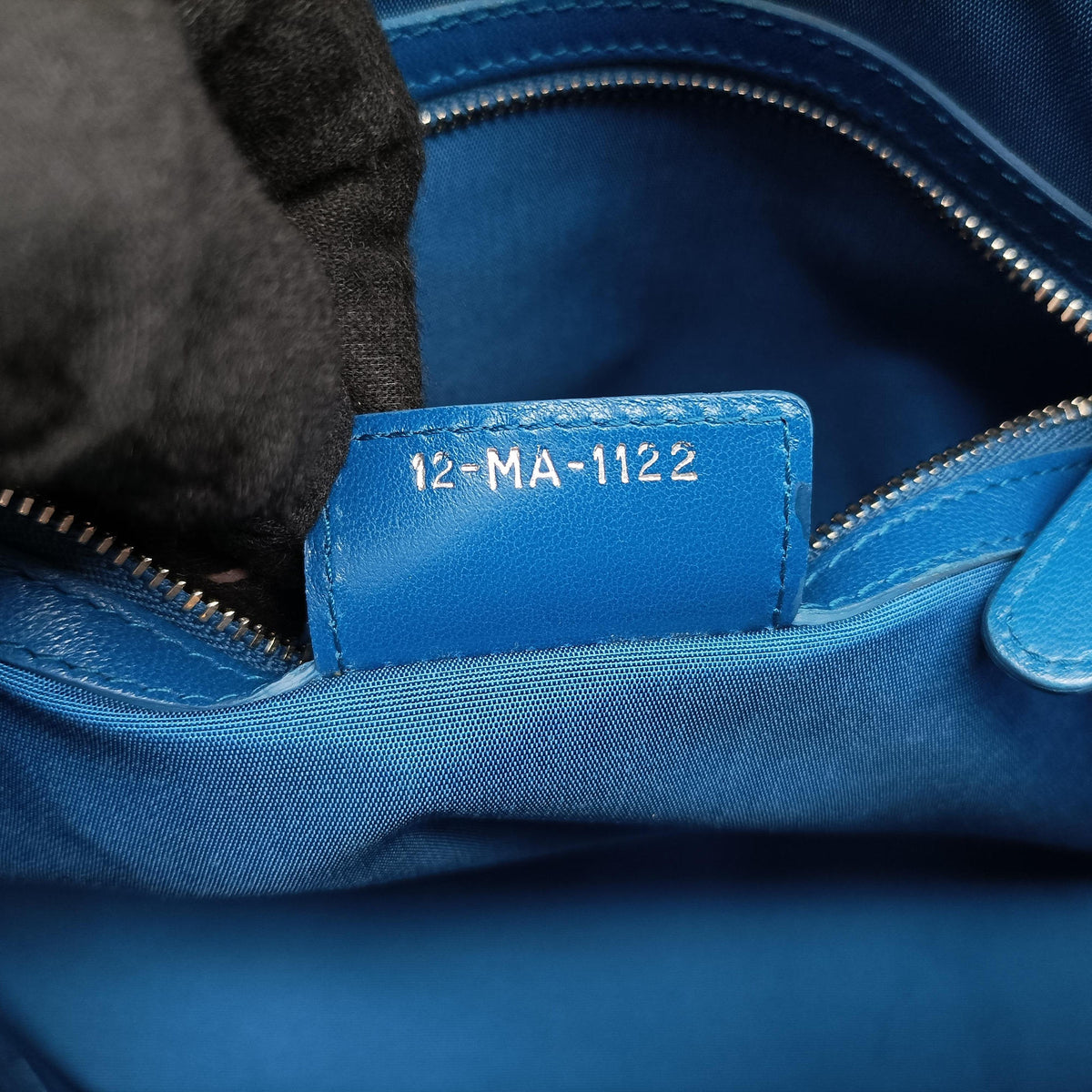 Pre-owned Christian Dior Granville Blue lambskin  shoulderbag | stylenewstar